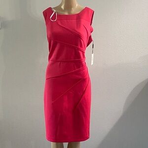 Calvin Klein One Shoulder Pink Dress